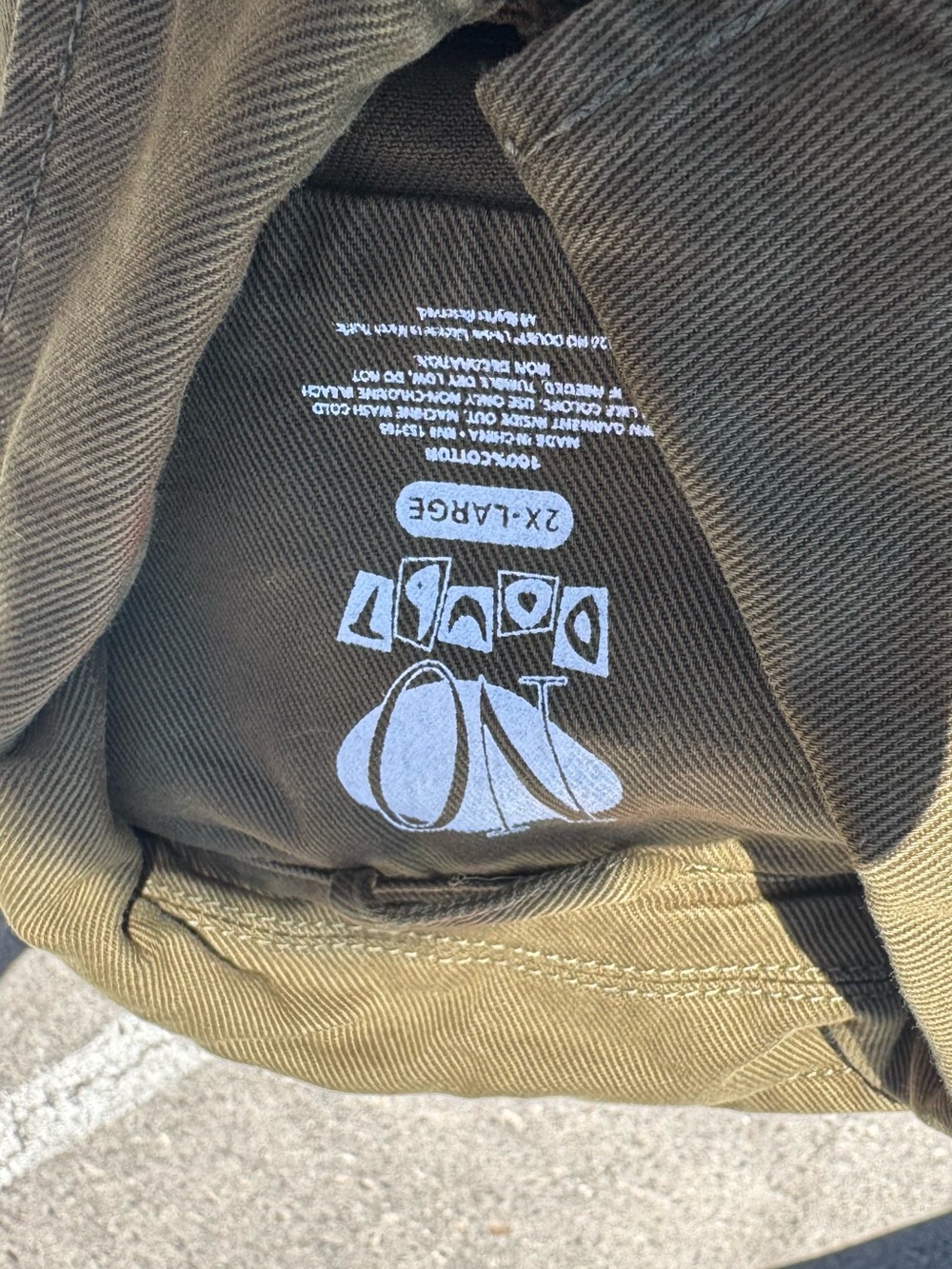 Olive Green Performance Jacket with Sphere Las Vegas Back Patch - Picture 4 of 5